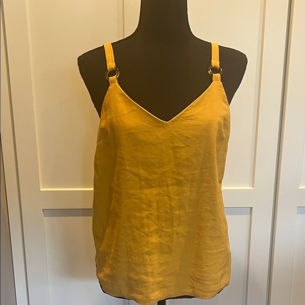 Topshop Mustard Camisole Top Size 6